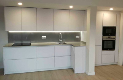 Reforma de cocina unida al salón